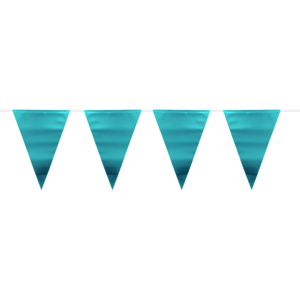 Flagbanner Matte Azure Blue 6m