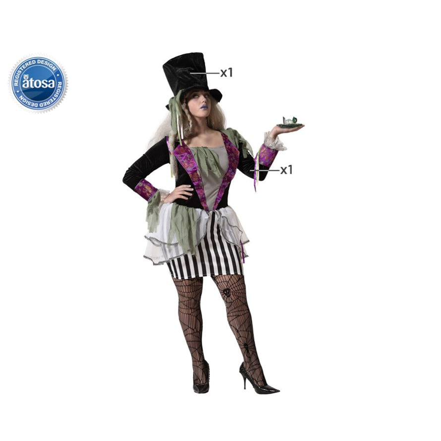 COSTUME HATTER WOMAN HALLOWEEN XL