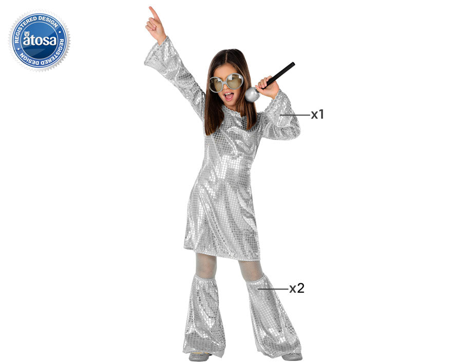 COSTUME DISCO SILVER