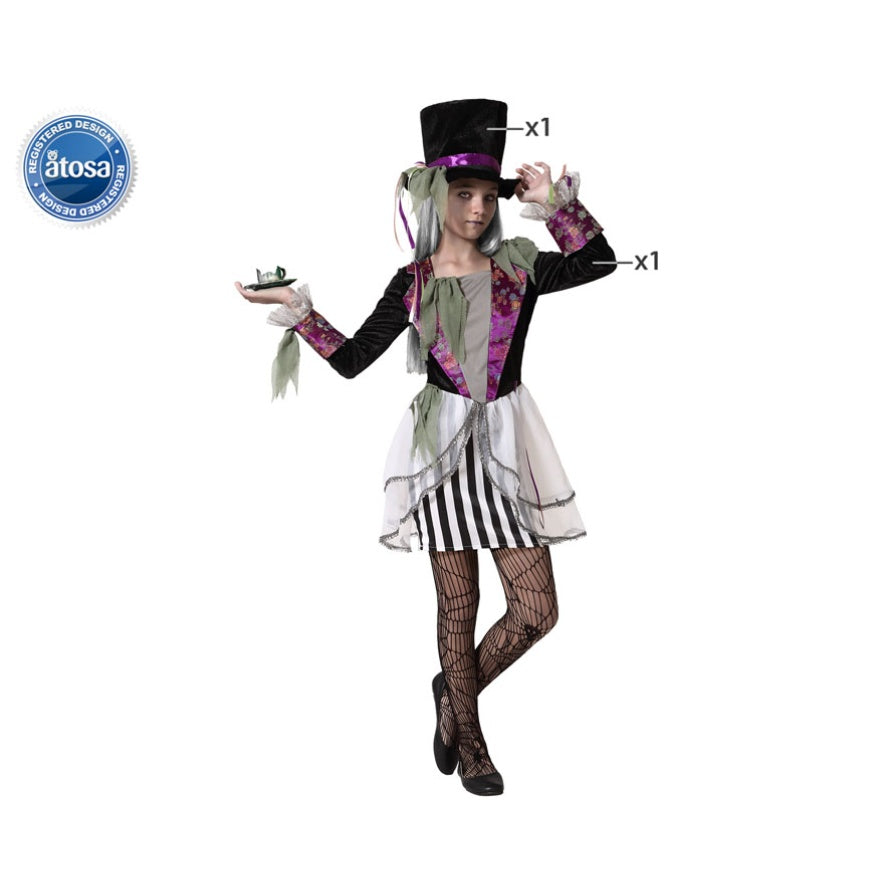 COSTUME HATTER WOMAN HALLOWEEN 5-6