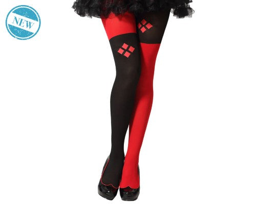 Halloween Tights black and red
