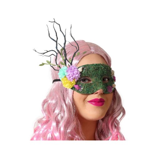 MASK WITH FLOWERS