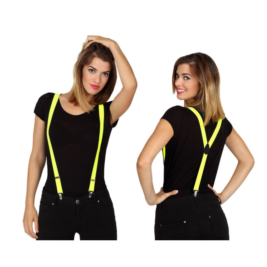 SUSPENDERS YELLOW