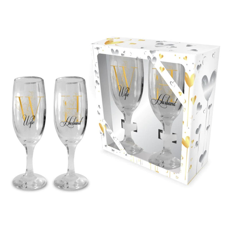 Champagne Flutes Set Of 2