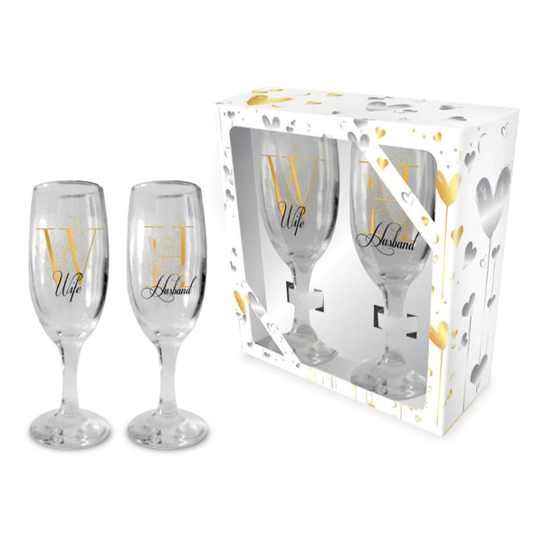 Champagne Flutes Set Of 2