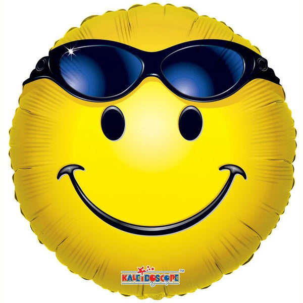 Balloon-Emoji with Glasses on head