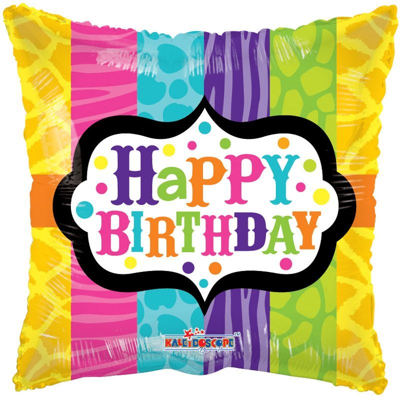 Balloon-Happy Birthday Colourful