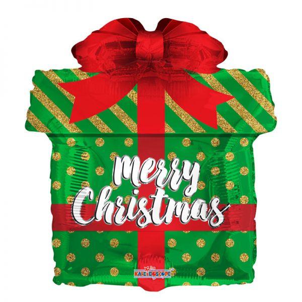 "Merry Christmas" Gift Foil Balloon
