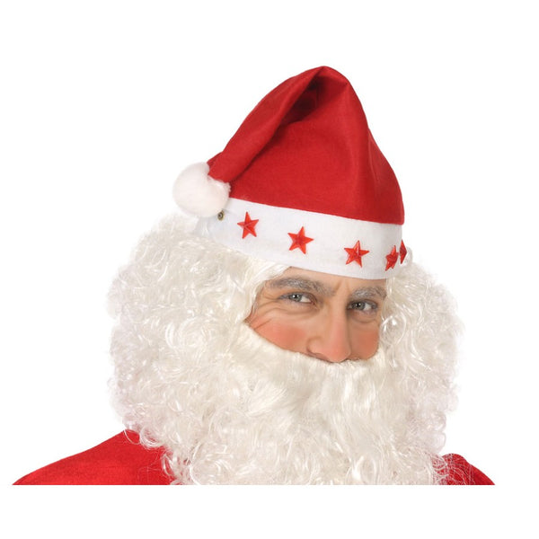 STA CLAUS HAT WITH STARS AND LIGHTS