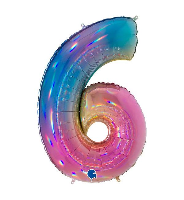Number 6 - 40"balloon