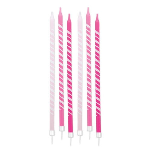 Candles Matite Stripes Fuchsia