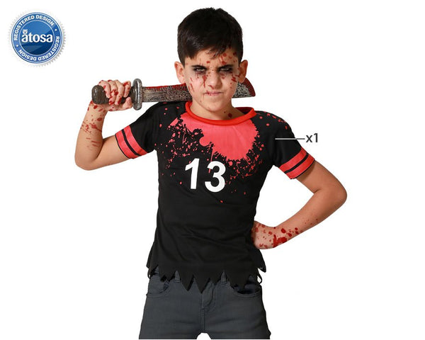 COSTUME RUGBY PLAYER BLOODY