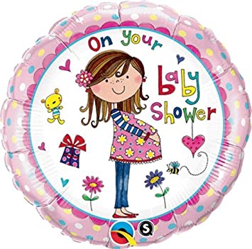 Balloon-On your Baby Shower Pink