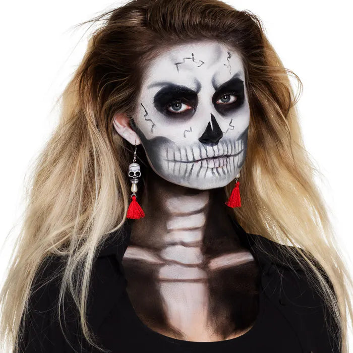 Pair earrings Skull