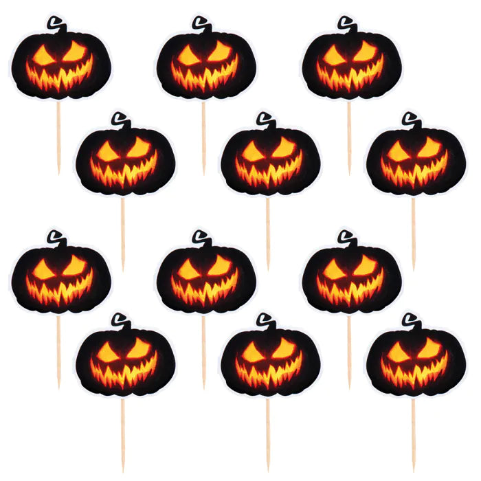 Cocktail sticks Creepy Pumpkin