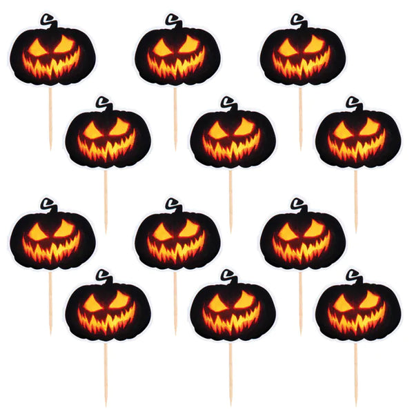 Cocktail sticks Creepy Pumpkin