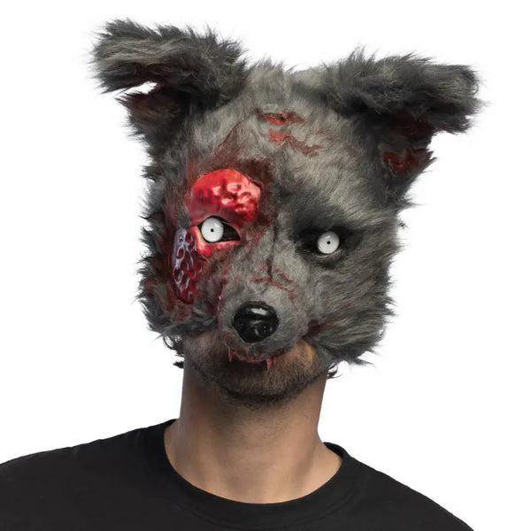 Plush half mask Bloody werewolf