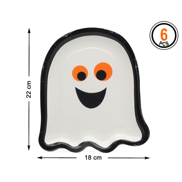 Paper Plate Ghost