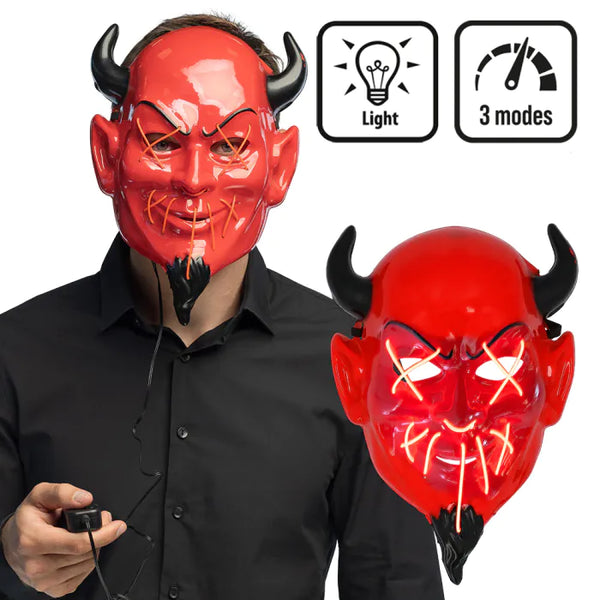 LED mask Devil