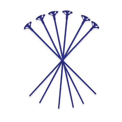 Balloon Sticks Blue + Holder