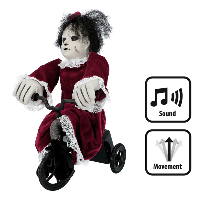 Decoration Angry Mathilde on bicycle
