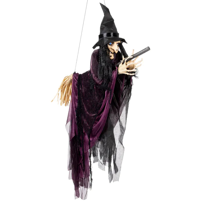 Hanging decoration Flying witch