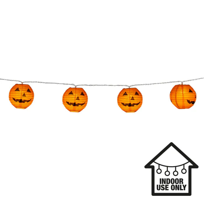 Lantern light string pumpkin