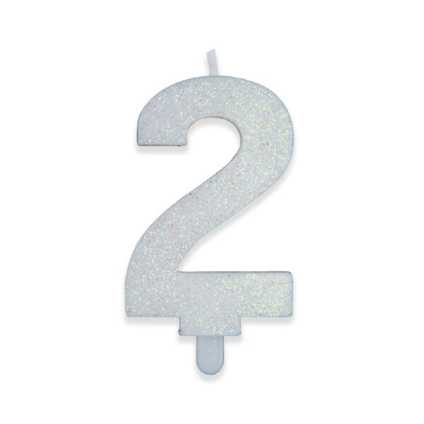 Num. 2 di Cera Sweety White Glitter