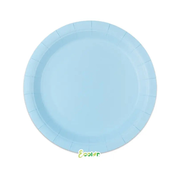 Ecolor Plates Light Blue