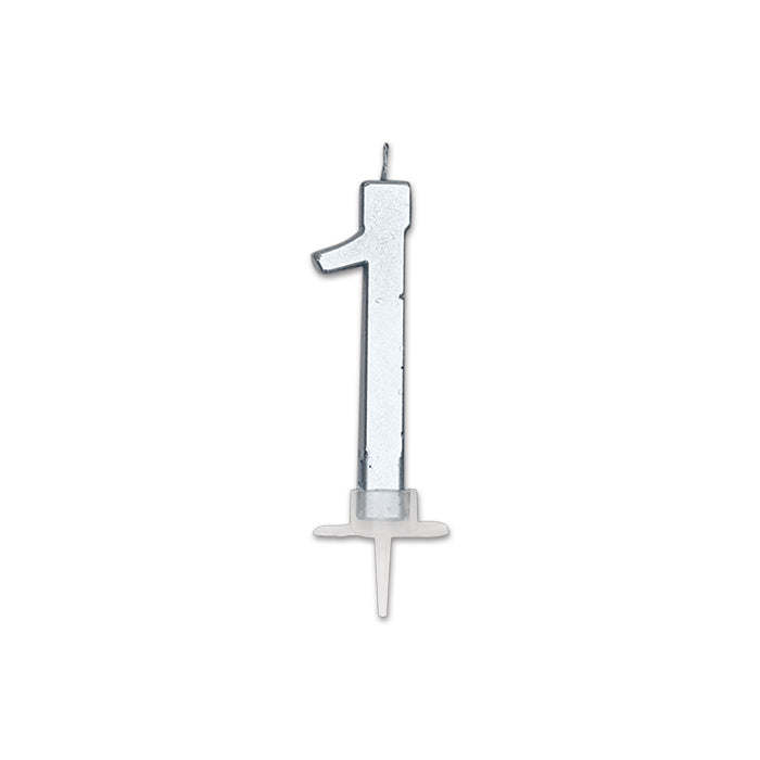 Num. 1 di Cera Italic Silver Metal