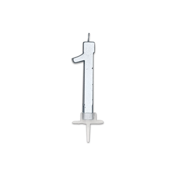 Num. 1 di Cera Italic Silver Metal