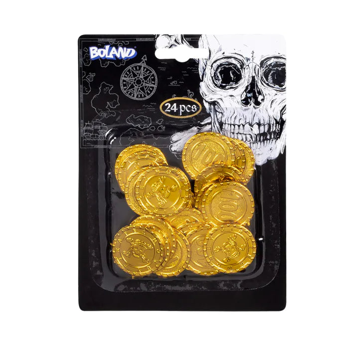 Set 24 pirate coins