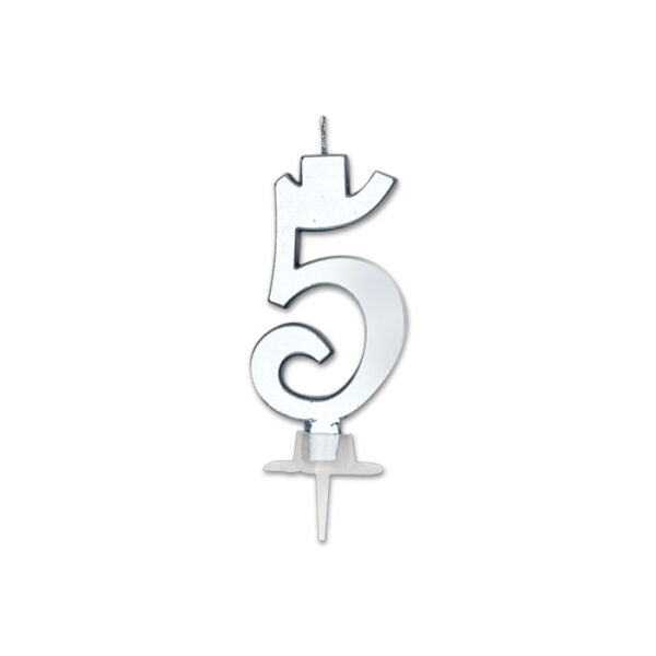 Num. 5 di Cera Italic Silver Metal