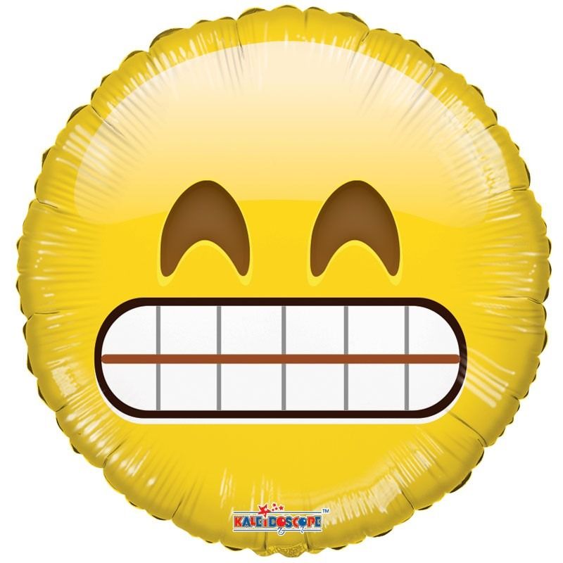 Balloon-Grinning Emoji