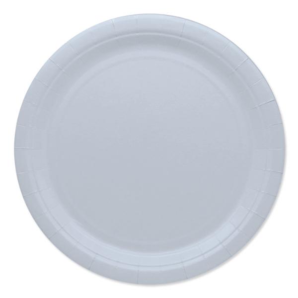 White paper plates