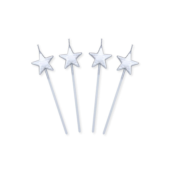 Candeline Picks Stelle Silver Metal
