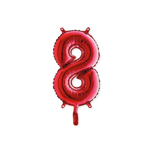 Foil balloon 14inch - 8 - Red