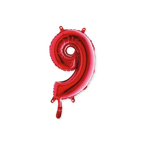 Foil balloon 14inch - 9 - Red