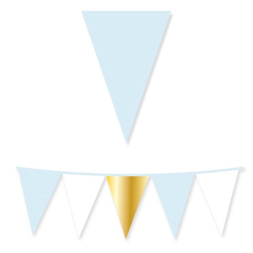 Banner Band. in carton. Chic Baby Blue