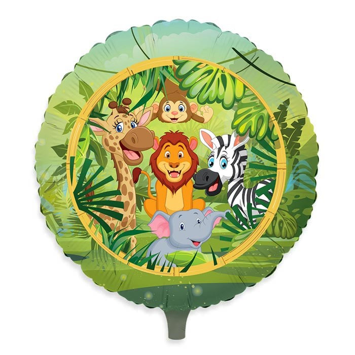 Foil Balloon Round Jungle