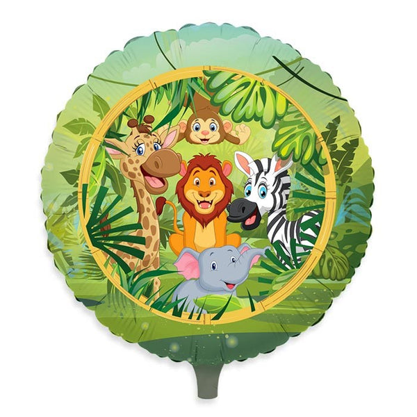Foil Balloon Round Jungle