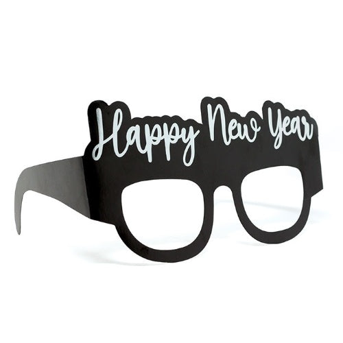 Eye glasses, paper, Happy New Year