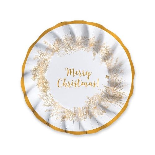 Plates Fondi Christmas Gold
