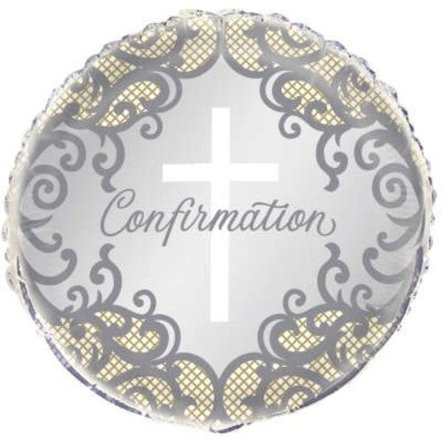 Confirmation Cross - 18" Foil Balloon