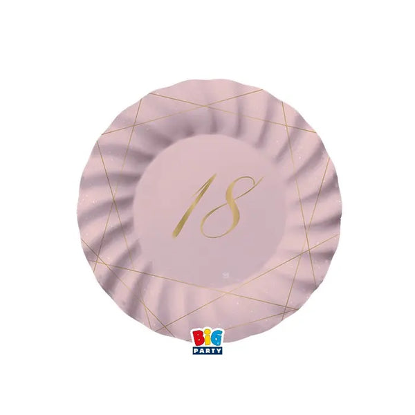 Plates 18 Years Rose