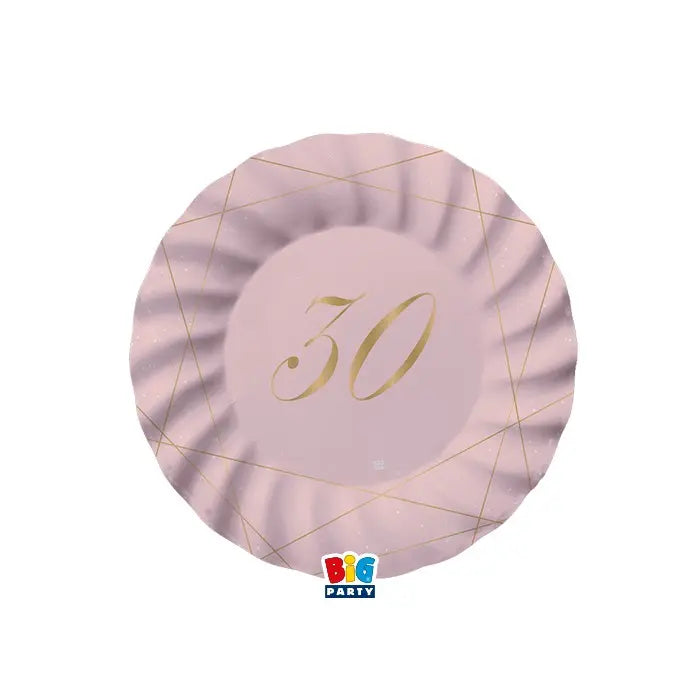 Plates 30 Years Rose