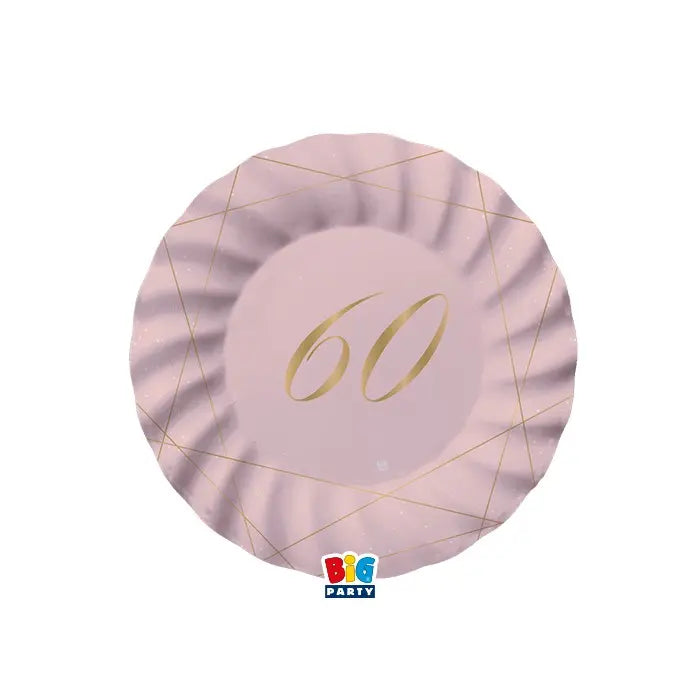 Plates 60 Years Rose