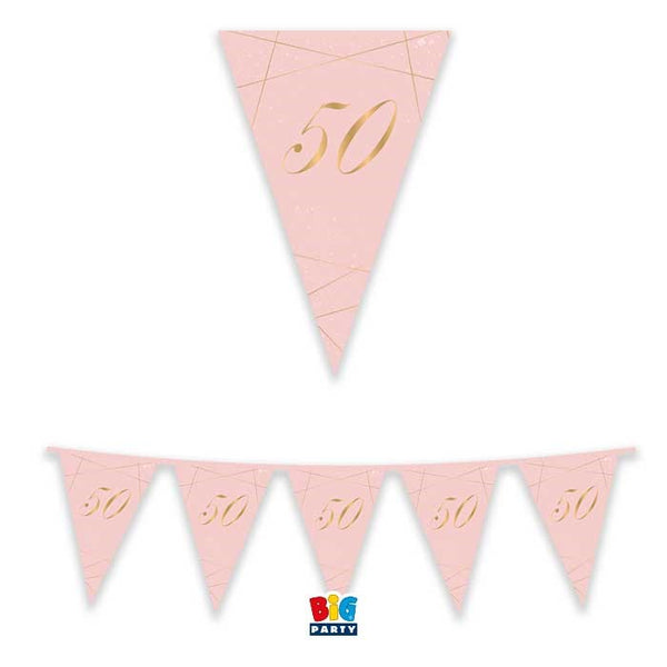 Flag banner 50 Rose