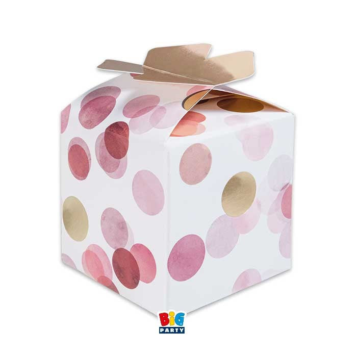 25 Little boxes Fiocco Confetti Pink