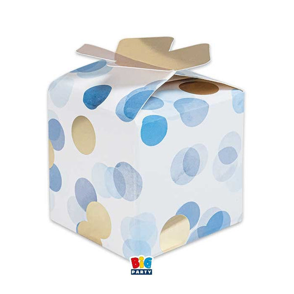 25 Little boxes Fiocco Confetti Celeste